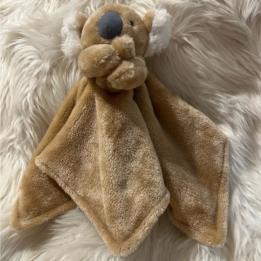 Carter’s Child of Mine Tan Koala Bear Plush Lovey Security Blanket‎